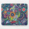 Neon Multicolor floral Paisley pattern