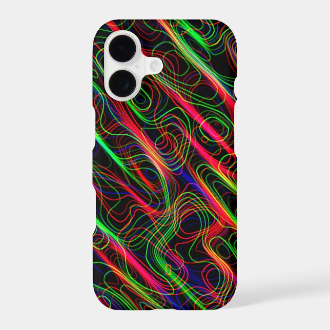 Neon Multicolored Lines (Back)