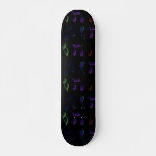Neon Music Skateboard