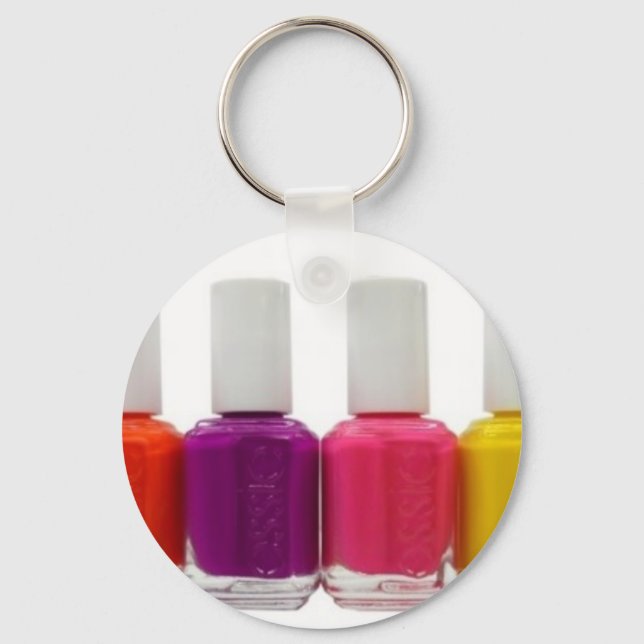Neon Nail Polish Key Ring (Front)