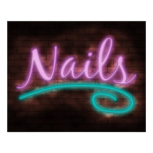Neon Nails Sign