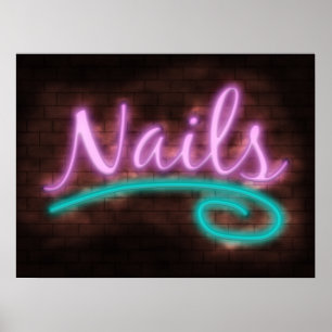 Neon Nails Sign