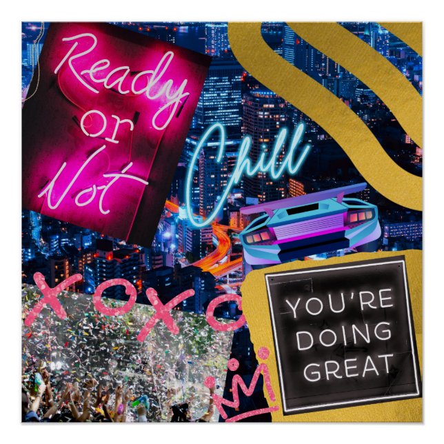 Neon New York Poster (Front)