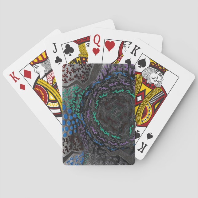 Neon Nightmare Playing Cards (Back)