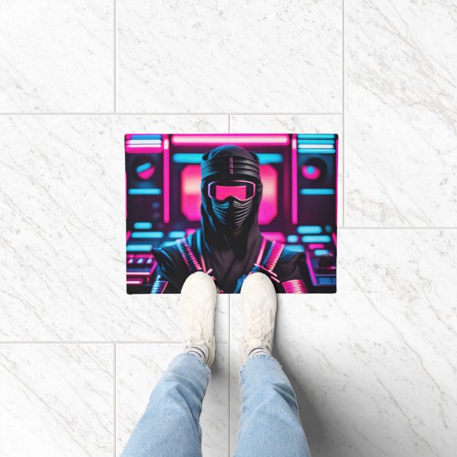 neon ninja doormat (Indoor)