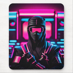 neon ninja mouse mat