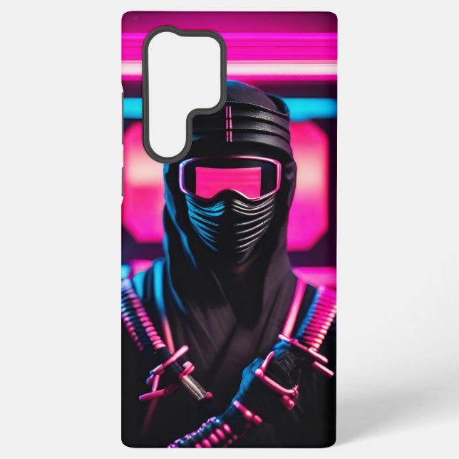 neon ninja samsung galaxy s22 ultra case (Back)