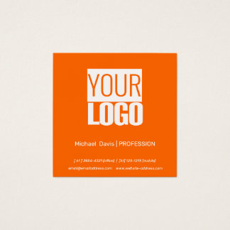 neon orange - add your bold logo