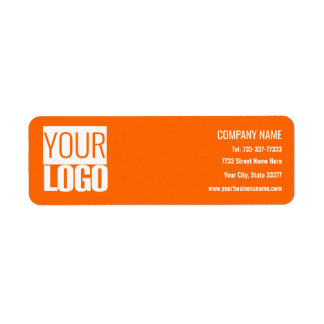 Neon orange - add your logo