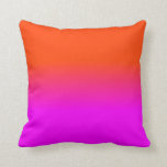 Neon Orange and Hot Pink Ombre Shade Colour Fade Cushion<br><div class="desc">Neon Orange and Hot Pink Ombre Shade Colour Fade. Ombre shades go from hot pink blurred into neon orange in this sunset palette neon, orange, hot, pink, ombre, shade, colour, fade, trend, bright, fluorescent, highlighter, school, kids, fun, dorm, decor, tint, bright neon pink, bright pink, neon orange, hot pink, ombre...</div>