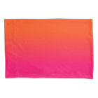 Neon Orange and Neon Pink Ombre Shade Colour Fade
