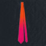 Neon Orange and Neon Pink Ombre Shade Colour Fade Tie<br><div class="desc">Neon Orange and Neon Pink Ombre Shade Colour Fade. Faded shades of hot pink blurring into neon orange look like a painted sunset neon, orange, hot, pink, ombre, shade, colour, fade, trend, bright, fluorescent, highlighter, school, kids, fun, dorm, decor, tint, bright neon pink, bright pink, neon orange, neon pink, pink...</div>