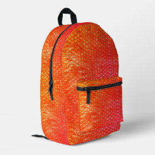 Neon Orange Bubble Pop Wrap Printed Backpack