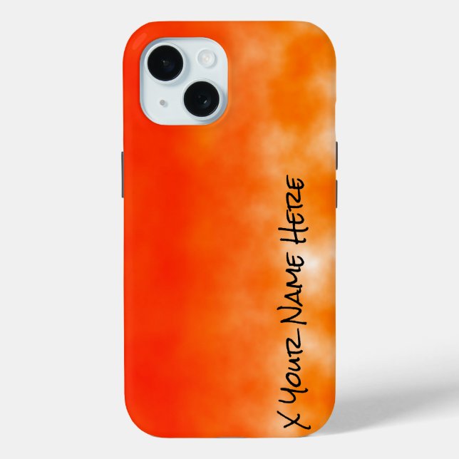 Neon Orange Chemical Glow Look 2 Case-Mate iPhone Case (Back)