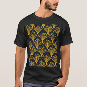 Neon Orange Peacock Scale Wallpaper. T-Shirt