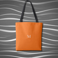 neon  orange solid colour - add monogram