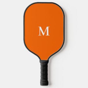 Neon Orange-your bold monogram Pickleball Paddle