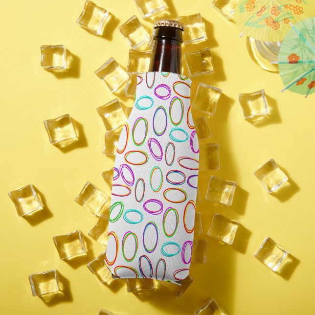 Neon Ovals  Bottle Cooler (In Situ Summer)