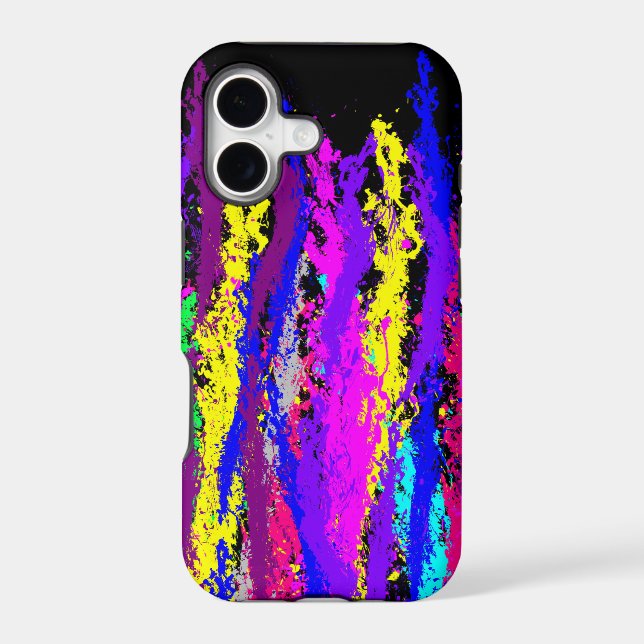 Neon Paint Splatter (Back)