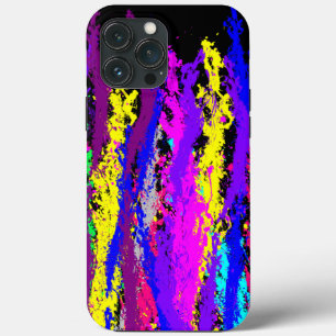 Neon Paint Splatter Case-Mate iPhone Case