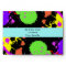 Neon Paint Splatter Custom Envelopes