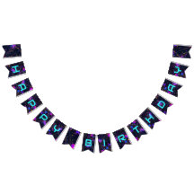 Neon Paint Splatter Happy Birthday