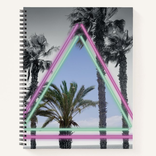 Neon palm notebook (Front)