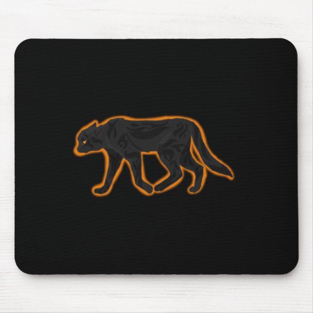 NEON PANTHER MOUSE MAT (Front)