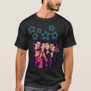 Neon Party Squad – Fun Retro Vibe Tee
