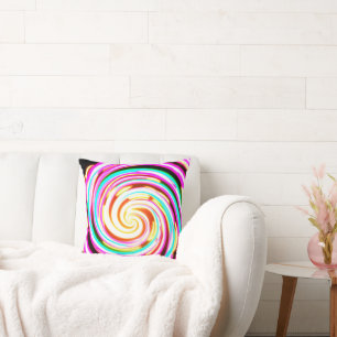 Neon Pattern Artwork Cushion