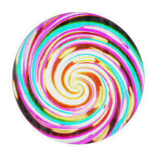 Neon Pattern Artwork  Cutting Board