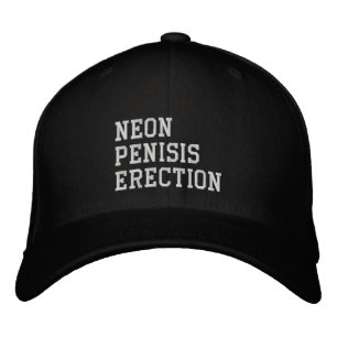 Neon Penisis Erection Embroidered Hat