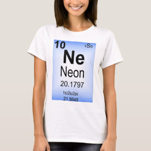Neon Periodic Table Element T-Shirt