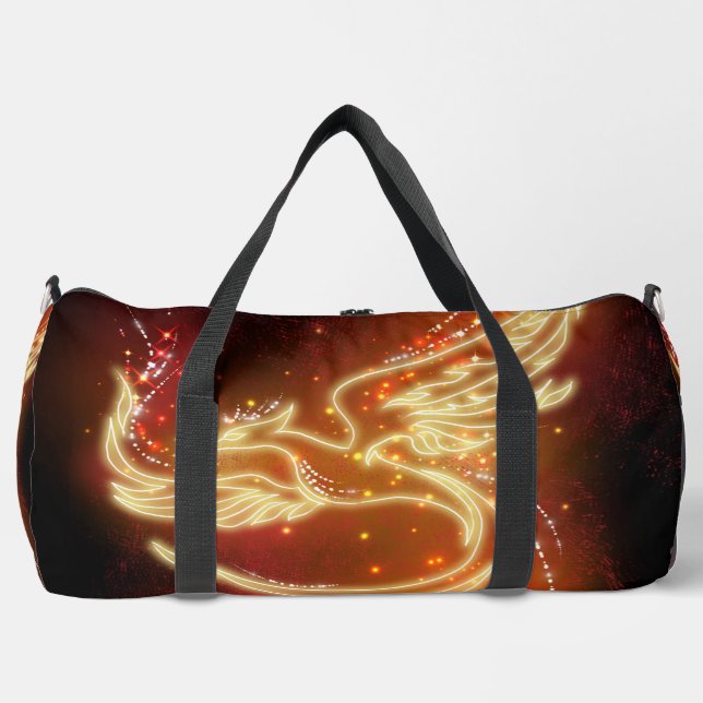 Neon Phoenix  Duffle Bag (Front)