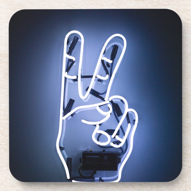 neon piece coaster (Front)