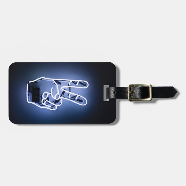 neon piece luggage tag (Front Horizontal)