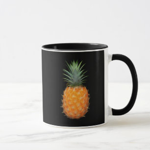 Neon Pineapple Glowing Fruit Art  Mug