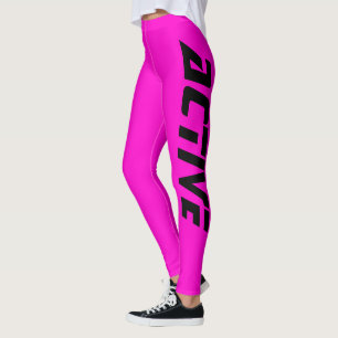 Neon Pink Active Sport Leggings