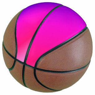 Neon Pink and Purple Basketball