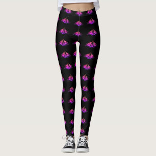Neon pink and purple  Monarch's all around Leggings