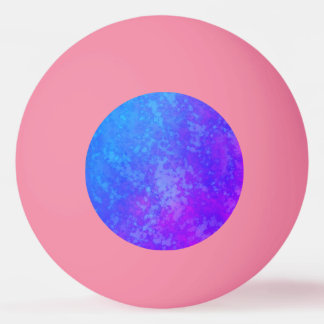 Neon Pink and purple ping pong ball