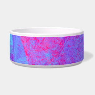 Neon Pink & Aqua Blue Abstract