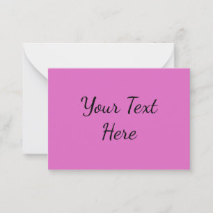 Neon Pink Card