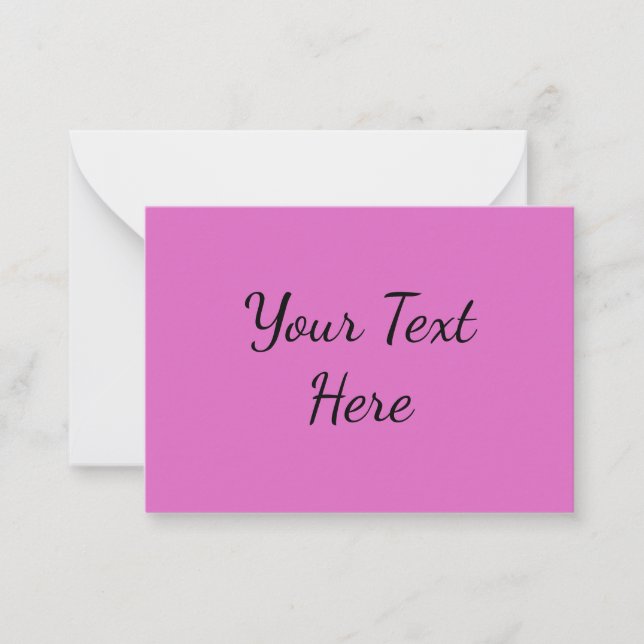 Neon Pink Card (Front)