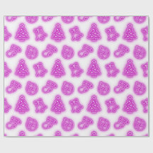 Neon Pink Christmas on White