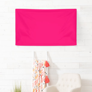 Neon Pink Custom Banner - Vibrant & Versatile