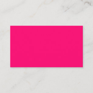 Neon Pink Custom Business Cards – Stand Out Bold