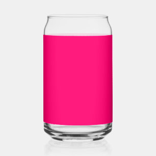 Neon Pink Custom Can Glass – Bulk & Personalised