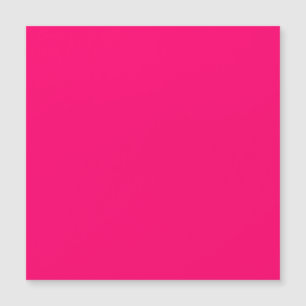 Neon Pink Custom Magnetic Card – Perfect for Event
