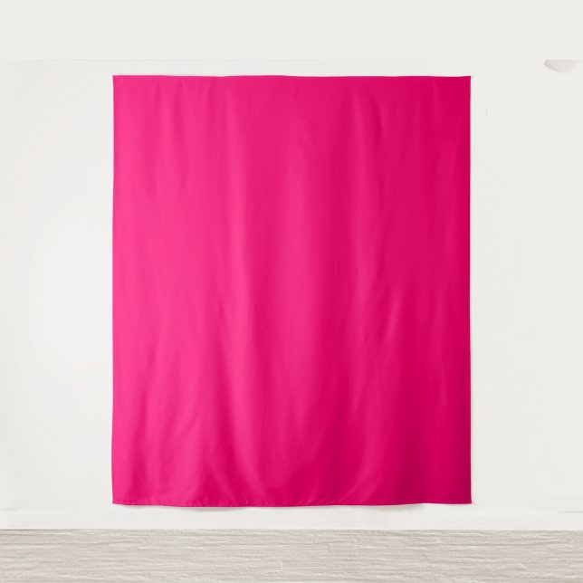 Neon Pink Custom Tapestry - Bold & Versatile (Front)